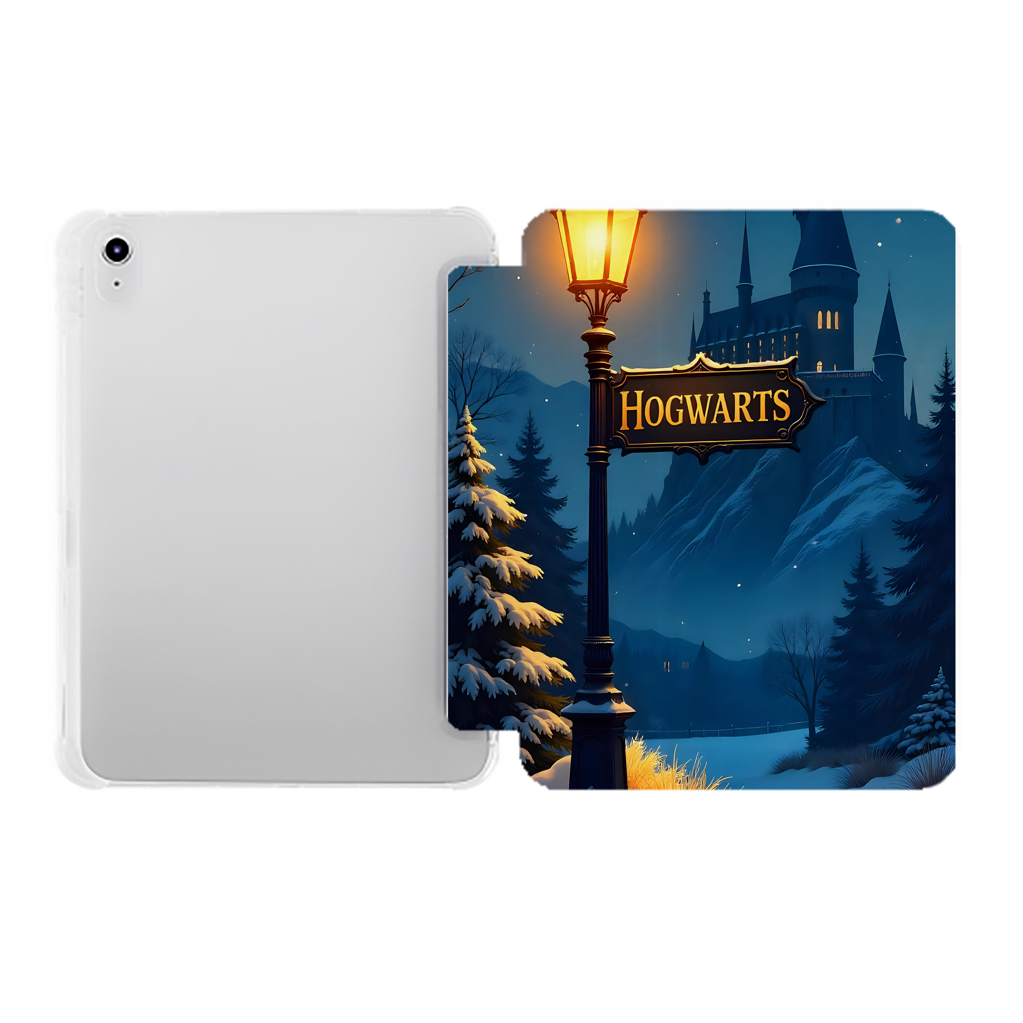 （画像用） Harry Potter ハリー・ポッターシリーズ IPad ケース ペン収納付き 三つ折りスタンド PUレザー×シリコン 対応機種9.5/10.5/10.9インチ